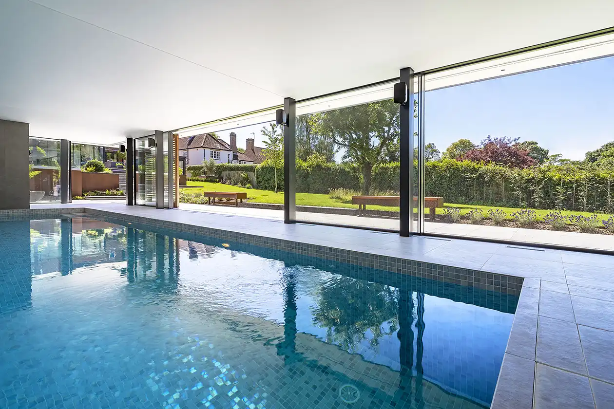Indoor pool house - internal view